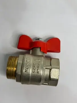 Кран шаровой 1" FM бабочка